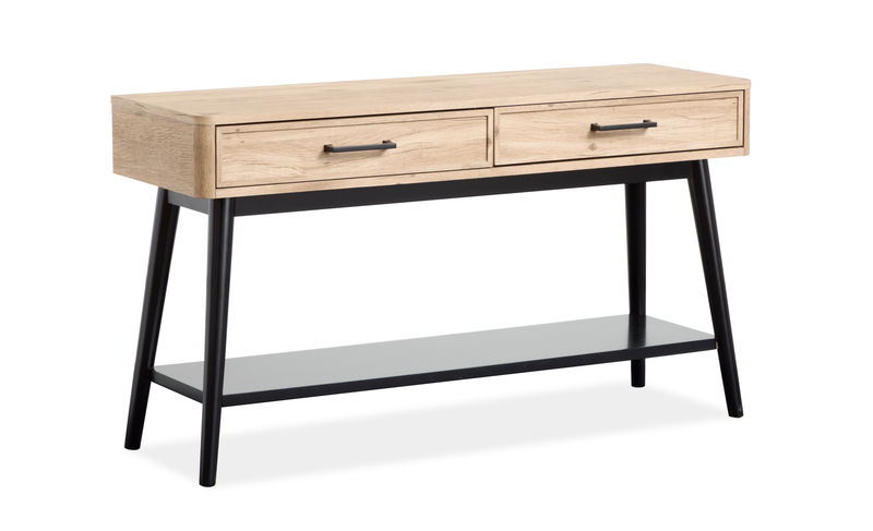 Table de salon Tyssen de 50 po avec rangement - bois de grève