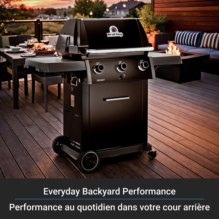 Broil King Signet 320 Shadow 3-bruleurs 40 000 BTU Barbecue a gaz naturel - 844157
