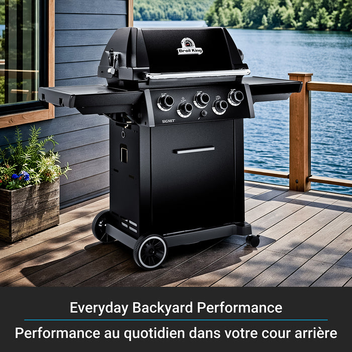 Broil King Signet 390 Shadow 3-bruleurs 40 000 BTU Barbecue a gaz propane - 844184