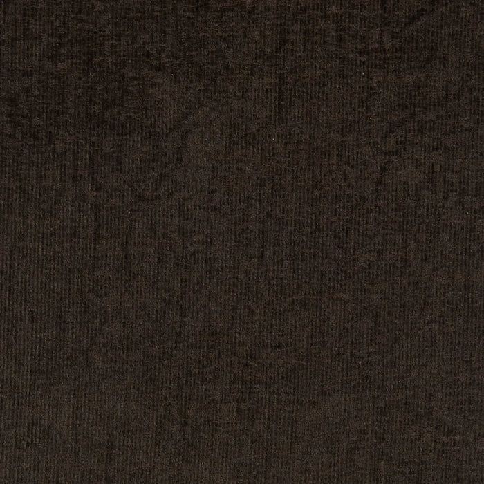 Pouf personnalisable Track de Sofa Lab de 24 po fabriqué au Canada en tissu de chenille - brun Luxury Chocolate