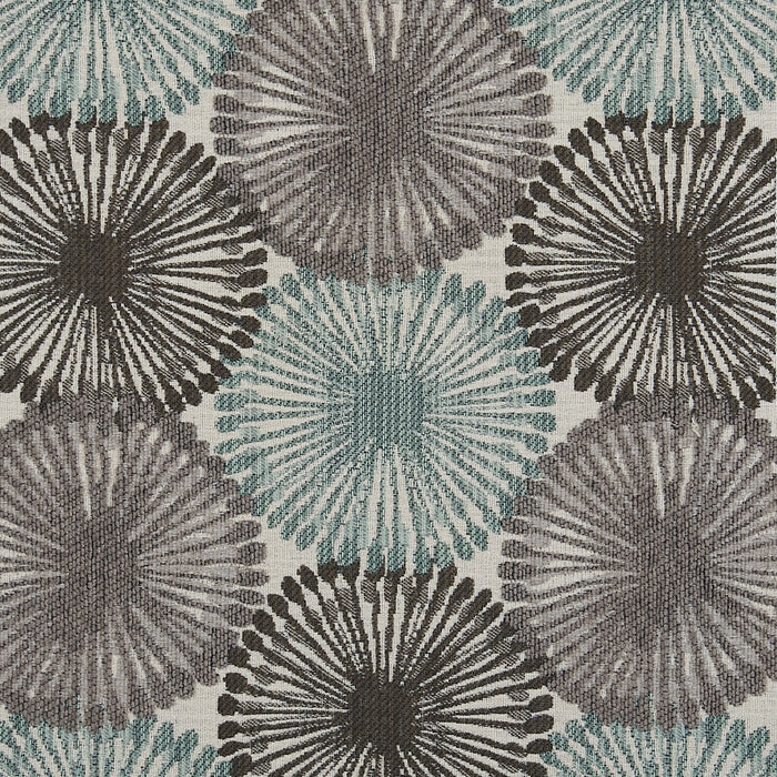 Pouf personnalisable The Curve de Sofa Lab de 31 po fabriqué au Canada en tissu - Spa multicolore