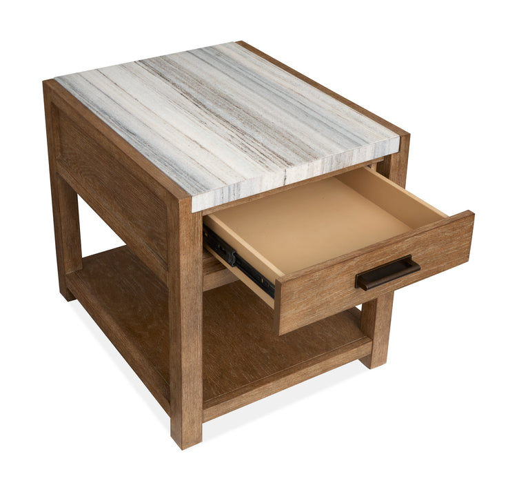 Table de bout Timber de 22 po - brun sierra