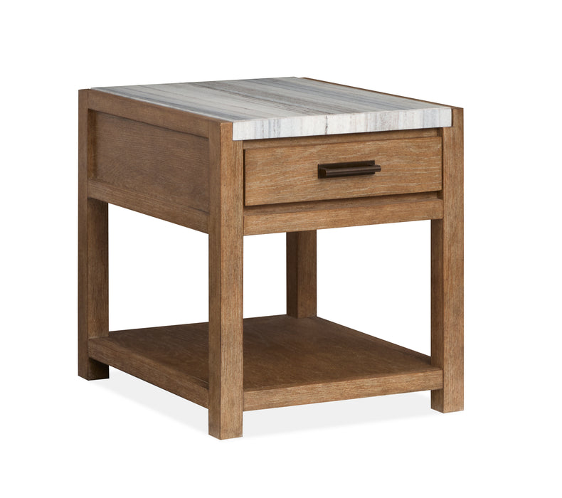 Table de bout Timber de 22 po - brun sierra