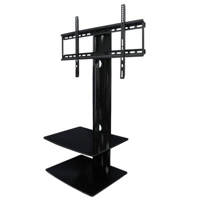 Tygerclaw TV Stand with Dual Shelves for TVs from 32-65" - Black|Meuble pour téléviseur TygerClaw avec 2 tablettes pour téléviseurs de 32 po à 65 po - noir