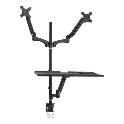 Tygerclaw Sit Stand Desktop Workstation - Black|Poste de travail assis ou debout TygerClaw - noir