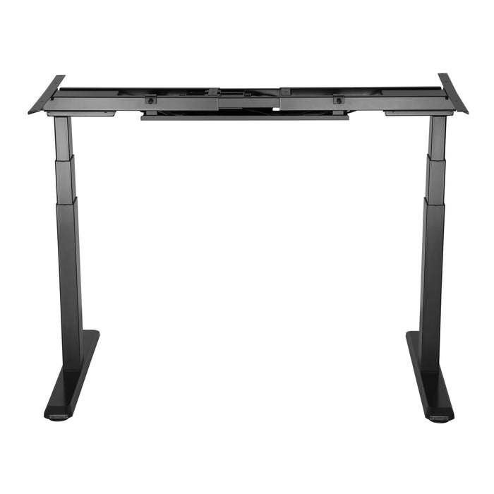 Bureau assis ou debout électrique TygerClaw à 2 moteurs - noir