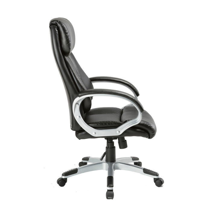 Fauteuil président TygerClaw à dossier haut - noir