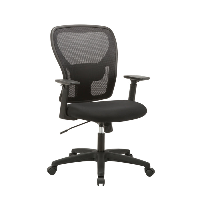 Fauteuil de bureau en mailles TygerClaw à dossier haut - noir