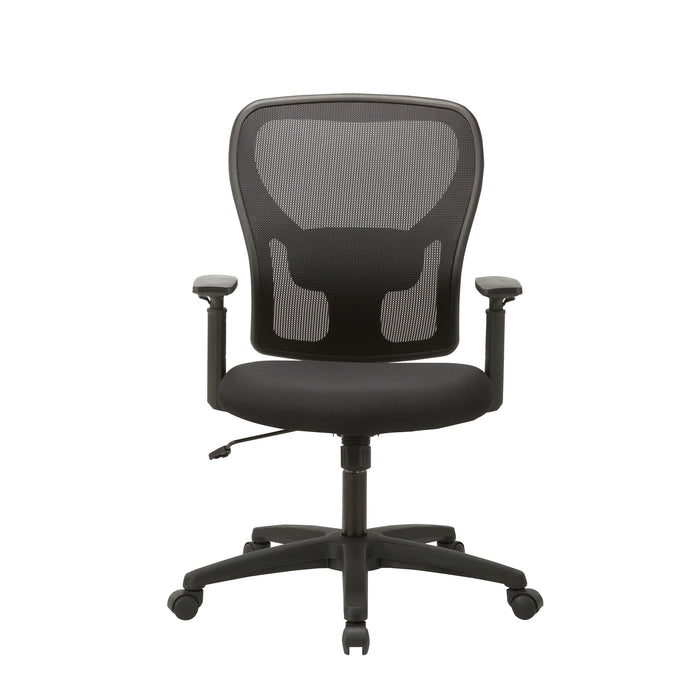 Fauteuil de bureau en mailles TygerClaw à dossier haut - noir