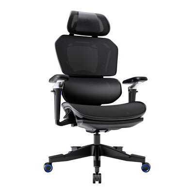 Tygerclaw Duoflex Ergonomic High Back Gaming Office Chair - Black|Fauteuil de jeu et de bureau ergonomique Duoflex de TygerClaw à dossier haut - noir
