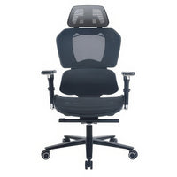 Fauteuil de jeu et de bureau ergonomique Duoflex de TygerClaw à dossier haut - rouge