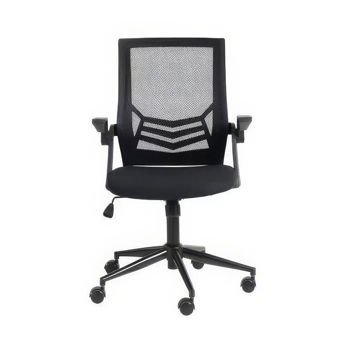 Fauteuil de bureau en mailles TygerClaw mi-dossier - noir