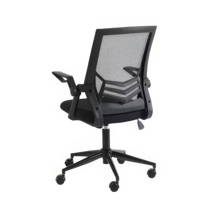 Fauteuil de bureau en mailles TygerClaw mi-dossier - noir