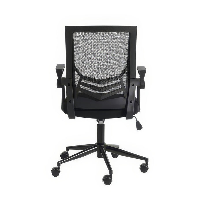 Fauteuil de bureau en mailles TygerClaw mi-dossier - noir