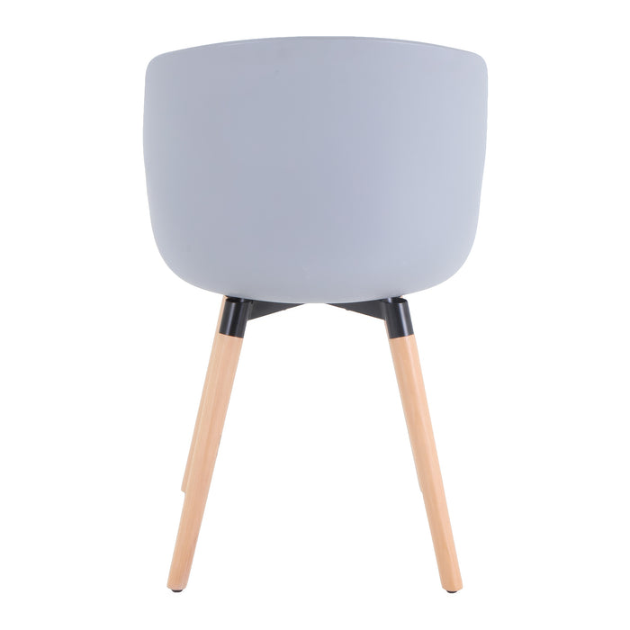 Fauteuil d’appoint TygerClaw mi-dossier - gris