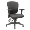 Fauteuil de bureau en tissu TygerClaw mi-dossier - gris