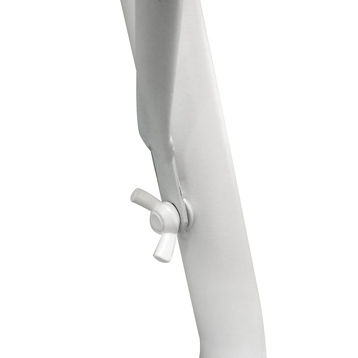 Table De Balcon Suspendue Ajustable Outsunny, Blanche
