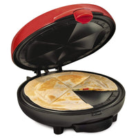 Machine à quesadilla électrique à 6 pointes Taco Tuesday Deluxe de 8 po de Nostalgia - TCTEQM8RD