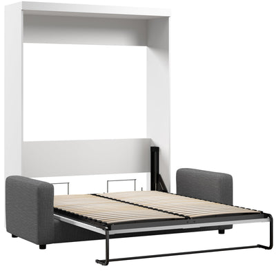 Bestar Pur Queen Murphy Bed with Sofa - White|Grand lit escamotable Pur de Bestar avec sofa - blanc