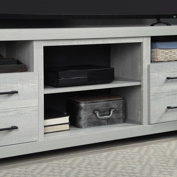 Meuble pour téléviseur Richmond de Manhattan Comfort de 60 po avec 2 tiroirs et 4 tablettes - gris