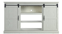 Meuble pour téléviseur Myrtle de Manhattan Comfort de 60 po avec 2 portes coulissantes - chêne crème