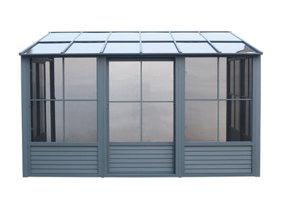 Gazebo Penguin Florence - Wall Mounted Solarium 10x12 Polycarbonate Roof|Gazebo Penguin Florence - Solarium mural 10x12 Toit de polycarbonate