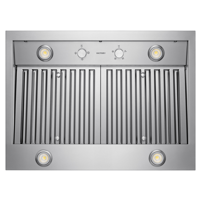 Hotte de cuisinière murale Victory de 30 po et de 750 pi3/min en acier inoxydable - Twister-30