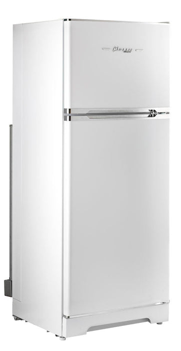 Réfrigérateur gaz propane Classic Rétro hors réseau par Unique 14 pi3 avec moniteur de CO - UGP-14C CR CM W