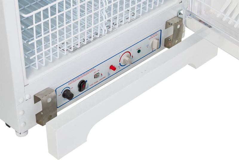 Réfrigérateur gaz propane Classic Rétro hors réseau par Unique 14 pi3 avec moniteur de CO - UGP-14C CR CM W