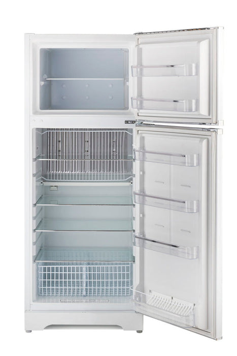 Réfrigérateur gaz propane Classic Rétro hors réseau par Unique 14 pi3 avec moniteur de CO - UGP-14C CR CM W