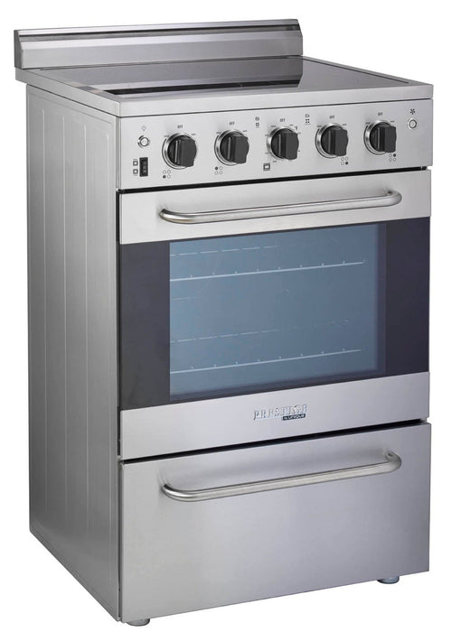Cuisinière électrique Prestige par Unique de 24 po à convection - UGP-24V EC S/S