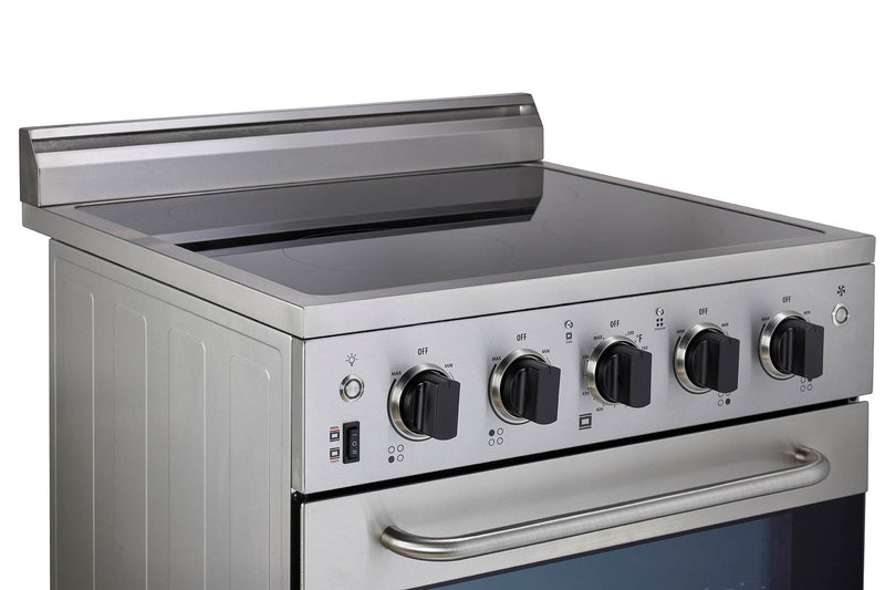Cuisinière électrique Prestige par Unique de 24 po à convection - UGP-24V EC S/S