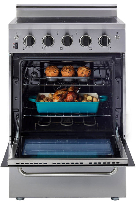 Cuisinière électrique Prestige par Unique de 24 po à convection - UGP-24V EC S/S