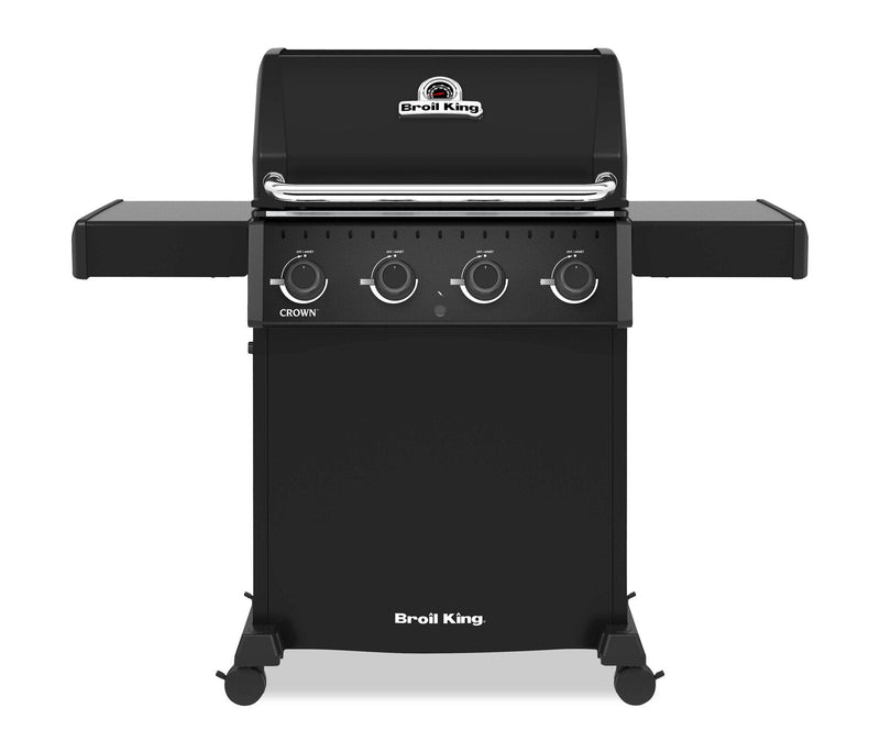 Barbecue à gaz naturel Broil King CrownMC 410 Shadow de 40 000 BTU - noir - 865057