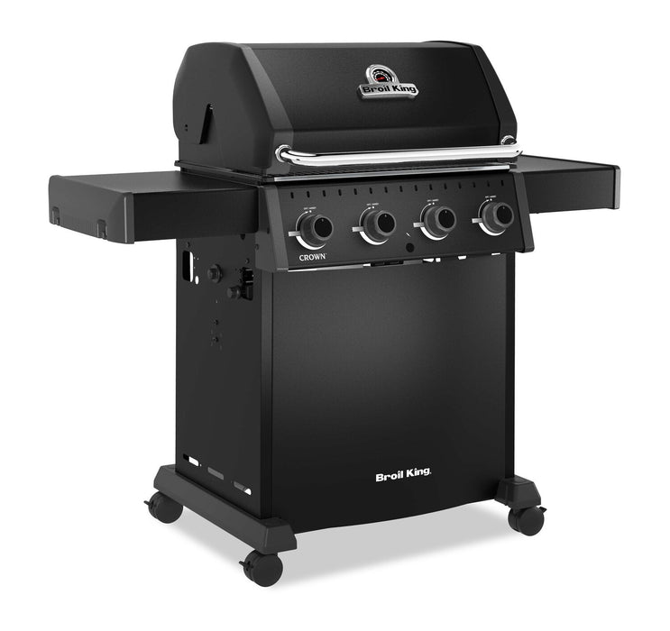 Barbecue à gaz naturel Broil King CrownMC 410 Shadow de 40 000 BTU - noir - 865057