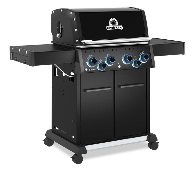 Barbecue à gaz naturel BaronMC 490 Pro Shadow de 65 000 BTU - noir - 674147