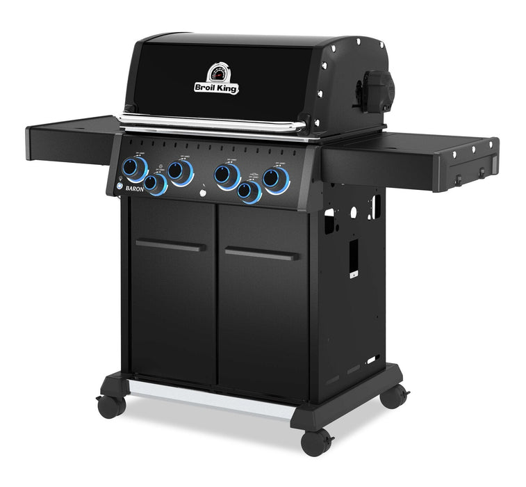 Barbecue à gaz naturel BaronMC 490 Pro Shadow de 65 000 BTU - noir - 674147