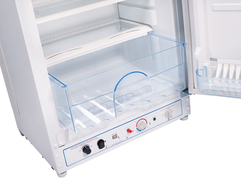 Réfrigérateur au gaz propane Hors réseau par Unique de 8 pi3 avec ventilation directe - UGP-8C DV W