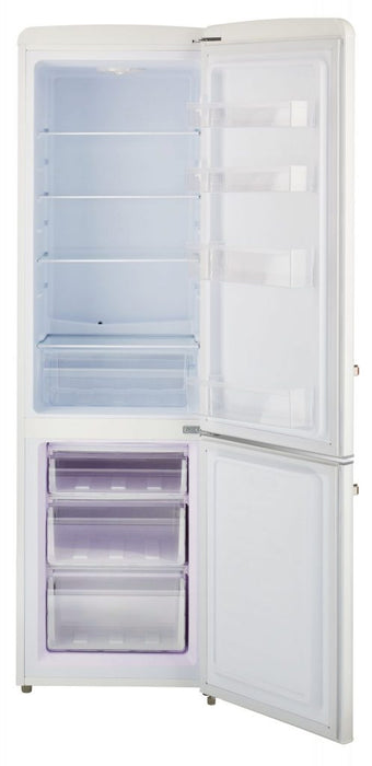 Réfrigérateur CC, alimentation solaire Classic Rétro hors réseau par Unique 10 pi³ congélateur inférieur - UGP-275L W