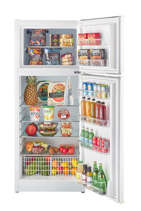 Réfrigérateur CC à alimentation solaire Classic Rétro hors réseau par Unique 10 pi³ - UGP-385L CR W
