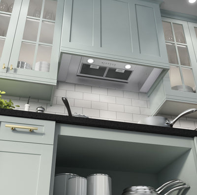 GE 20" Custom Range Hood Insert - UVC7300SLSS | Hotte de cuisinière encastrée personnalisée GE de 20 po - UVC7300SLSS | UVC7300S