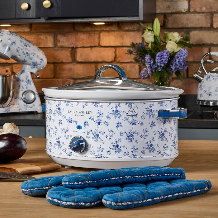 Mijoteuse Laura Ashley à grande capacité de 6,5 l, rosier de Chine - VQ-SLWC6L-LACR-CA