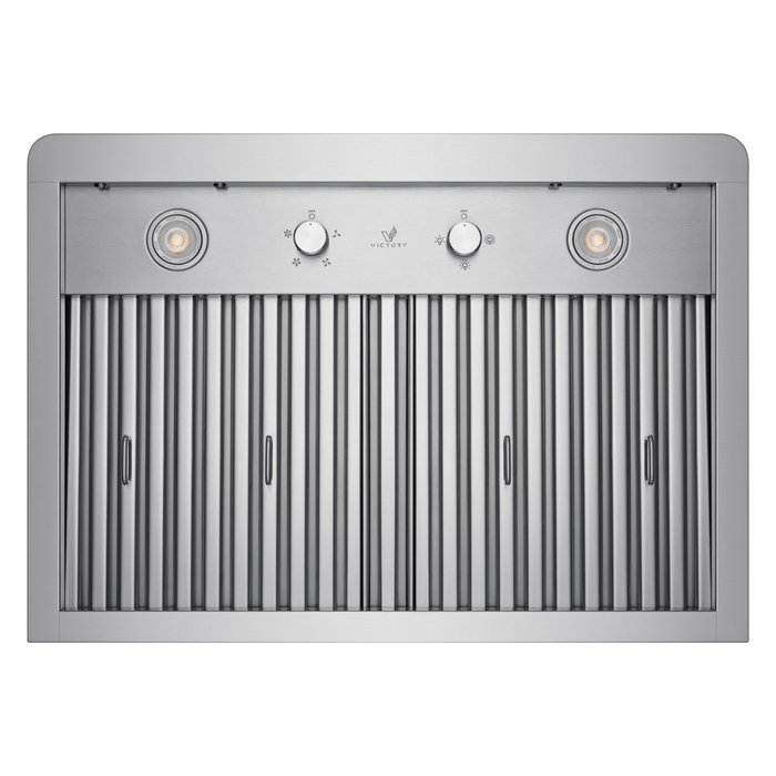 Hotte de cuisinière sous l'armoire Victory de 30 po et de 900 pi3/min en acier inoxydable - Verona-30