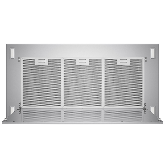 Hotte de cuisinière encastrée au plafond Victory de 36 po et de 600 pi3/min en acier inoxydable - Sunset-36