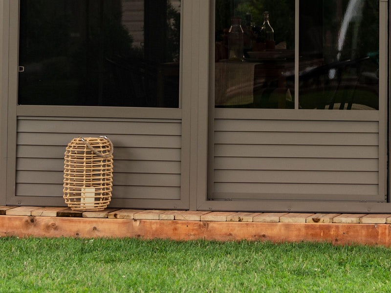 Gazebo Penguin Florence - Solarium mural 10x16 Toit de polycarbonate 