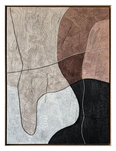 Earth Moves VII Hand Painted Wall Art – 36" x 48" | Œuvre d’art murale Earth Moves VII peinte à la main - 36 po x 48 po