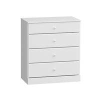 Commode Astrid à 4 tiroirs - blanche