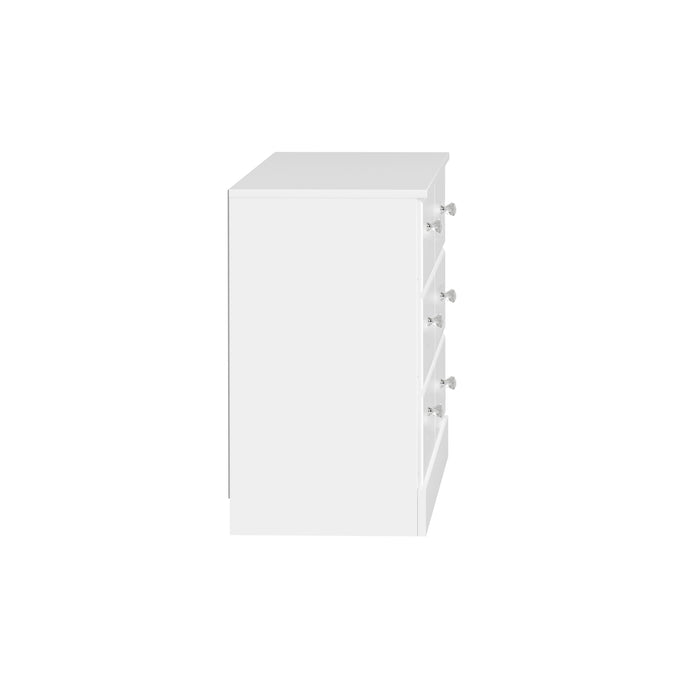 Commode Astrid à 6 tiroirs pour enfants - blanche