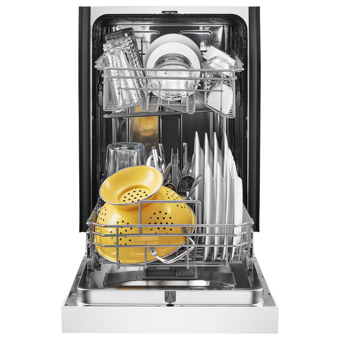 Lave-vaisselle encastré Whirlpool de 18 po et de 50 dBA avec commandes à l’avant - blanc - WDPS5118PW
