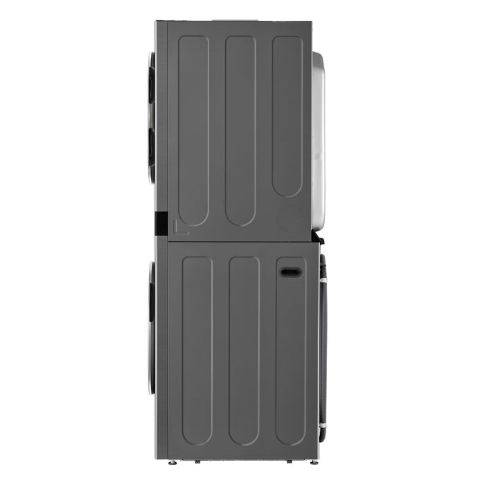 Tour de lavage LG à chargement frontal avec laveuse de 5,2 pi³ et sécheuse de 7,4 pi³ - acier graphite - WKEX200HVA 